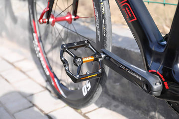 CXWXC Road/MTB Bike Pedals - Aluminum Alloy Bicycle Pedals - Mountain Bike Pedal with Removable Anti-Skid Nails